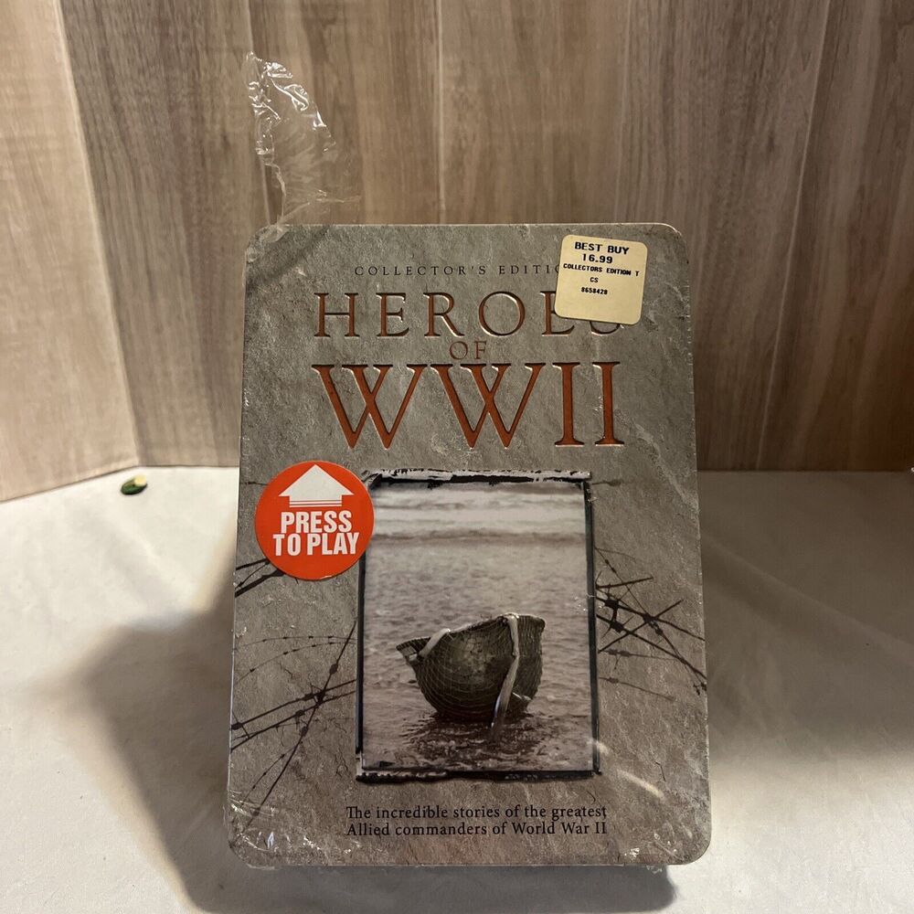 Heroes Of WWII Collector's Edition  Tin DVD 2007 5 Disc Set Sealed With Sound